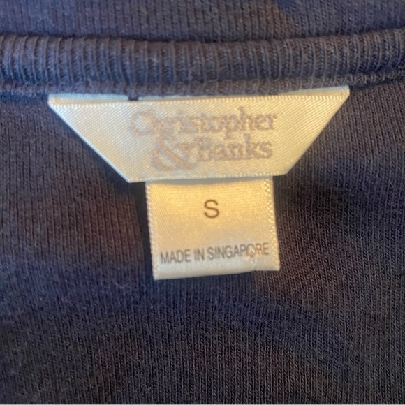Christopher & Banks women’s navy blue tank top size small - Picture 5 of 5